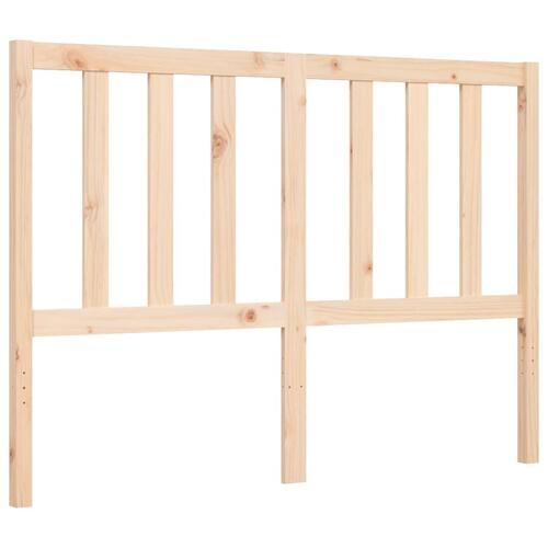 Sengeramme uden madras 140x200 cm massivt fyrretræ