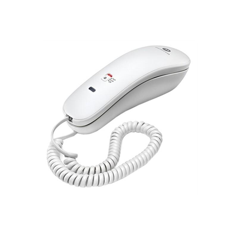 Motorola CT50 fastnettelefon med LED - Hvid