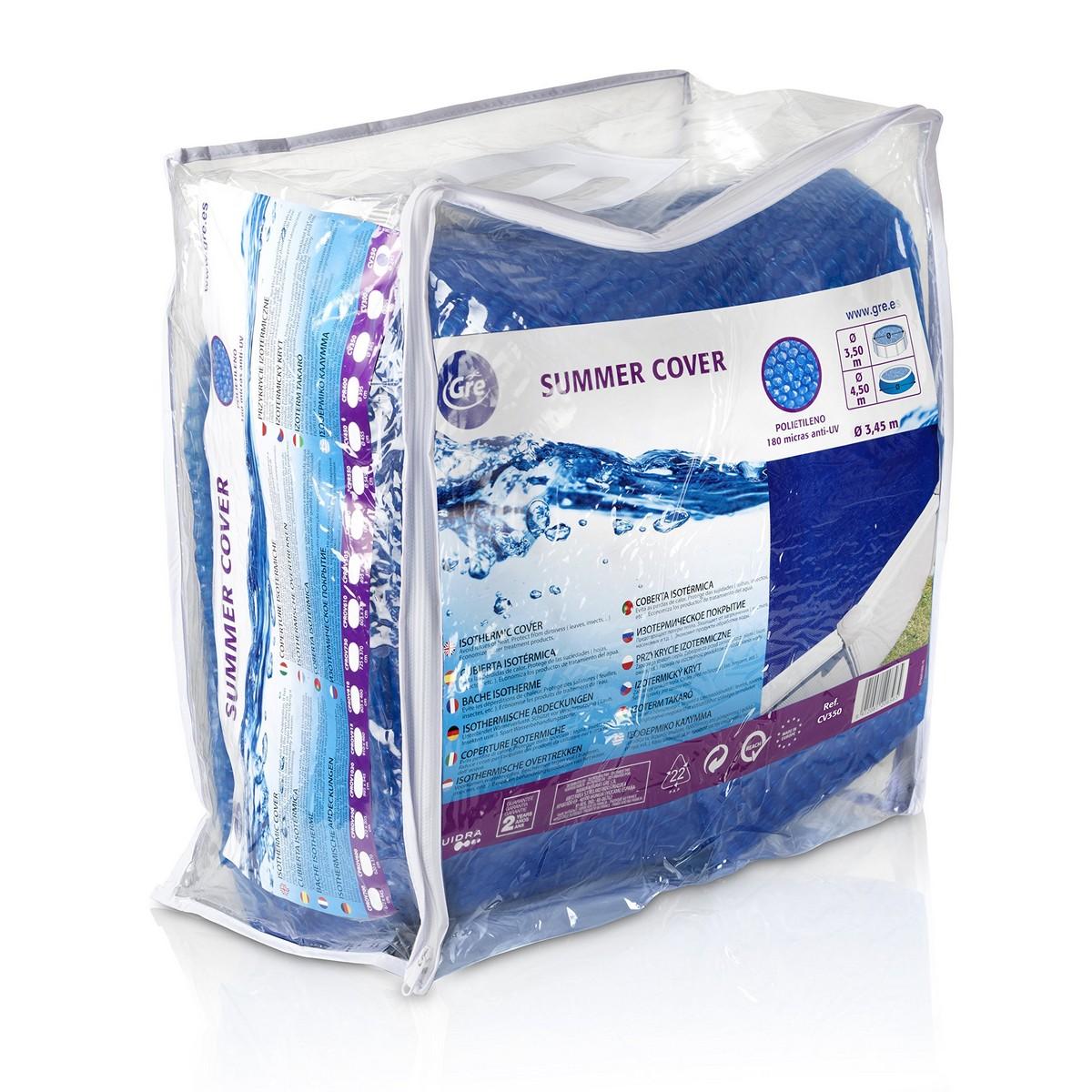 Swimmingpool Cover Gre CV350 Blå