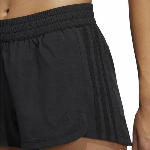 Sport shorts til kvinder Adidas Pacer 3 Stripes Sort M