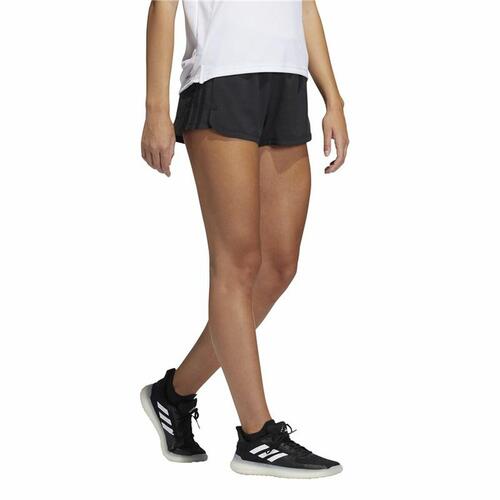 Sport shorts til kvinder Adidas Pacer 3 Stripes Sort M