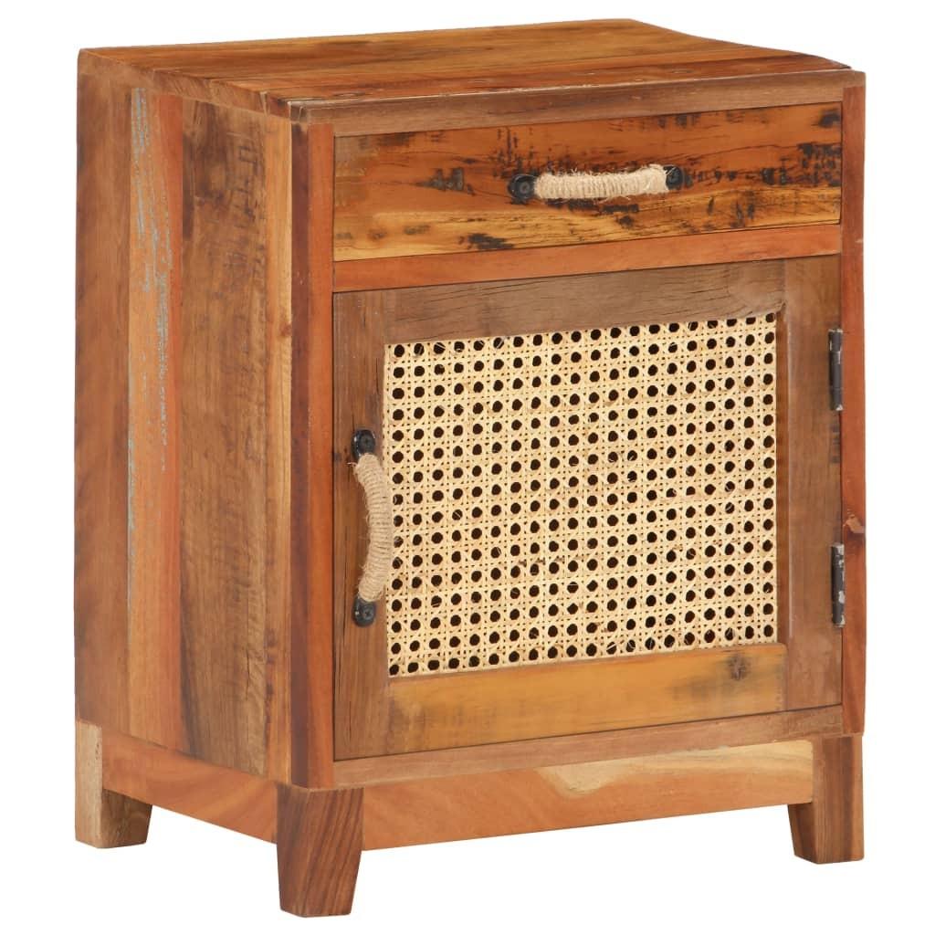 Sengeskab 40x30x50 cm massivt genbrugstræ billede