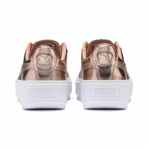 Kvinde Casual Sneakers Puma Basket Platform Trace Luxe 38