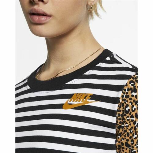 Langærmet T-shirt til Kvinder Nike Animal Print XS