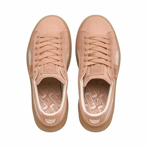 Kvinde Casual Sneakers Puma Platform Trace Corduroy Orange 39