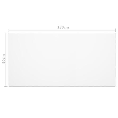 Bordbeskytter 180x90 cm 2 mm PVC transparent