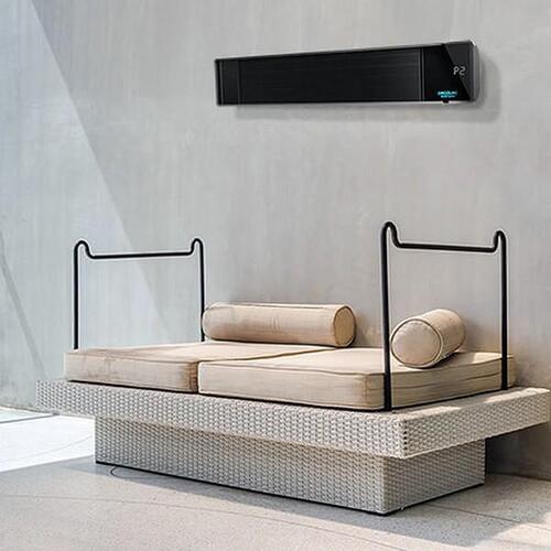 Quartz elektrisk radiator Ready Warm 8700 Power Steel LED 20 m² 2400W 2400W