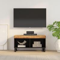 Tv-bord 85x33x43,5 cm massivt mangotræ