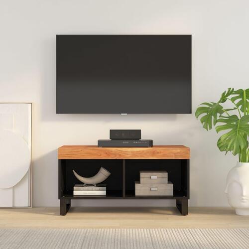 Tv-bord 85x33x43,5 cm massivt akacietræ
