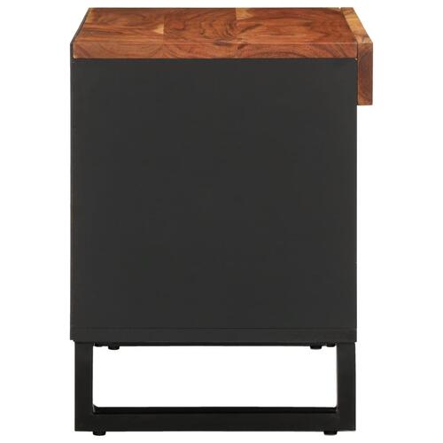 Tv-bord 85x33x43,5 cm massivt akacietræ