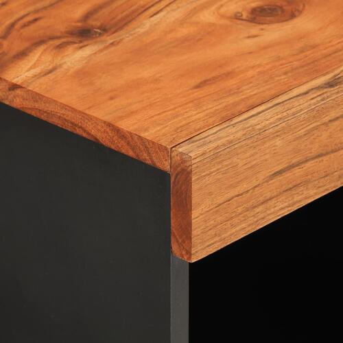 Tv-bord 85x33x43,5 cm massivt akacietræ