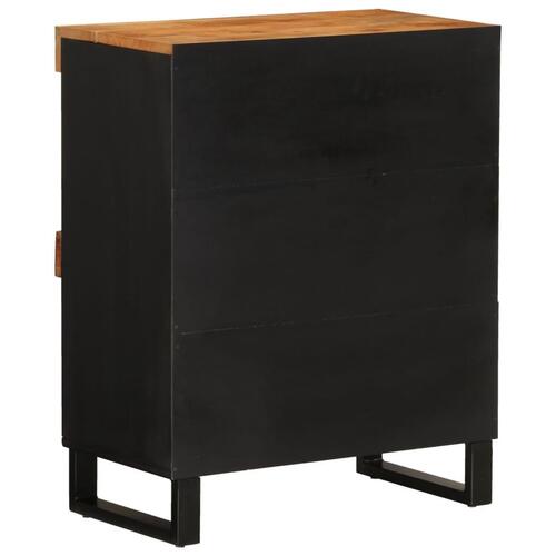 Skab 60x33x75 cm massivt akacietræ