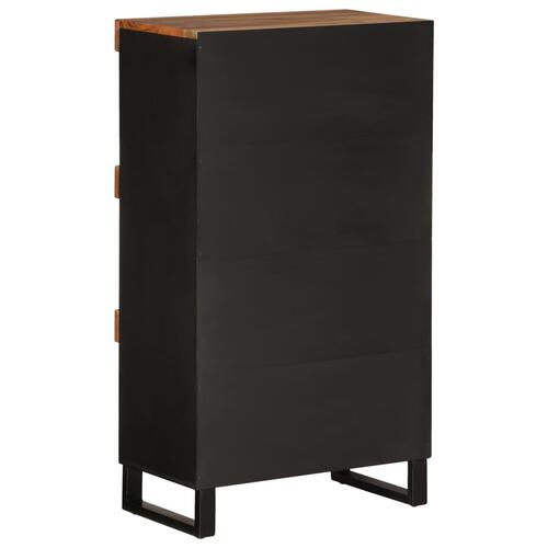 Skab 60x33x107 cm massivt akacietræ