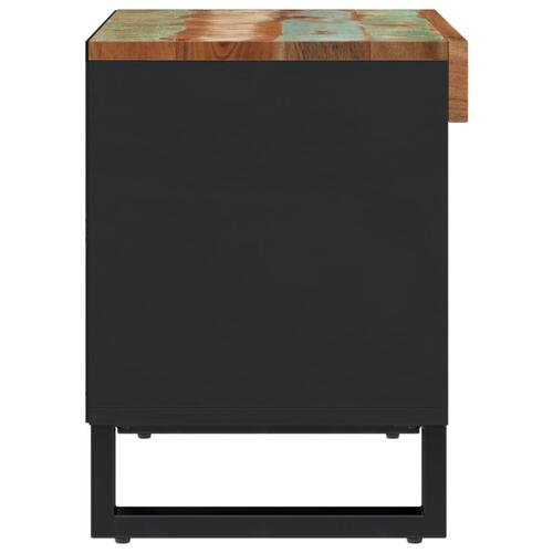 Tv-bord 85x33x43,5 cm massivt genbrugstræ