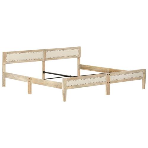 Sengestel 200 cm massivt mangotræ
