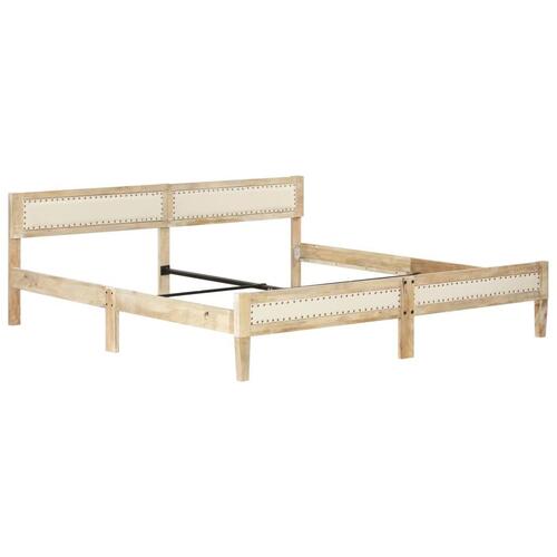 Sengestel 200 cm massivt mangotræ