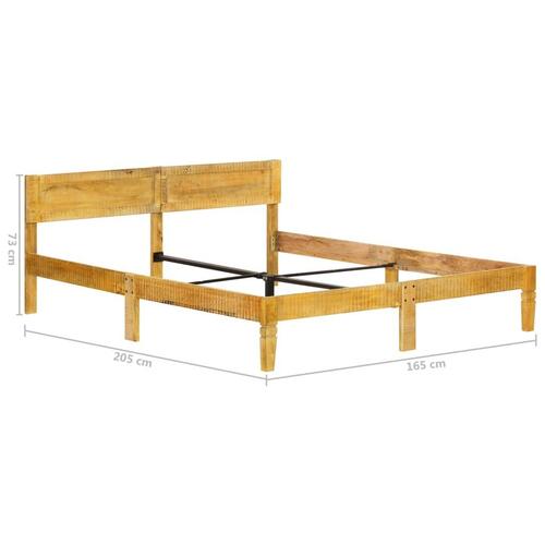 Sengestel 160 cm massivt mangotræ