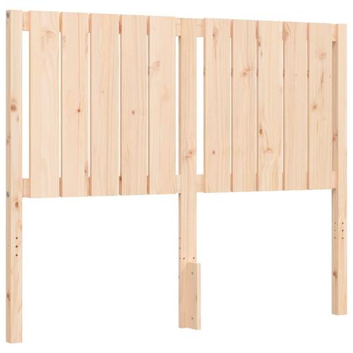 Sengeramme uden madras 120x200 cm massivt fyrretræ