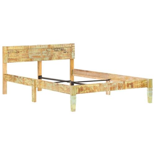 Sengestel 120x200 cm massivt genbrugstræ