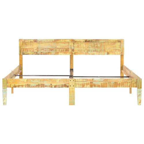 Sengestel 160x200 cm massivt genbrugstræ