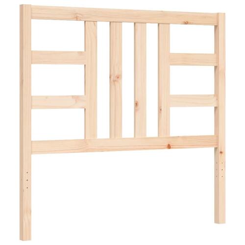 Sengeramme uden madras 90x190 cm massivt fyrretræ