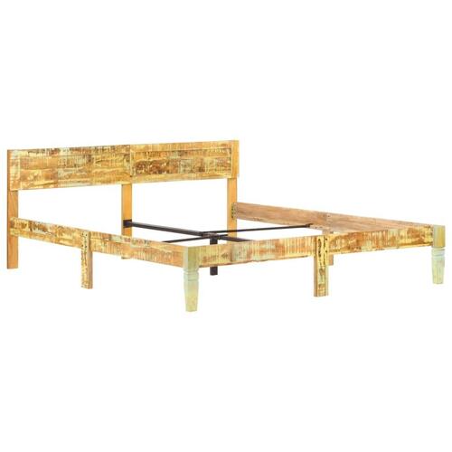 Sengestel 180x200 cm massivt genbrugstræ