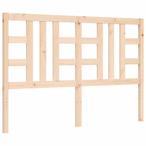 Sengeramme uden madras 140x190 cm massivt fyrretræ