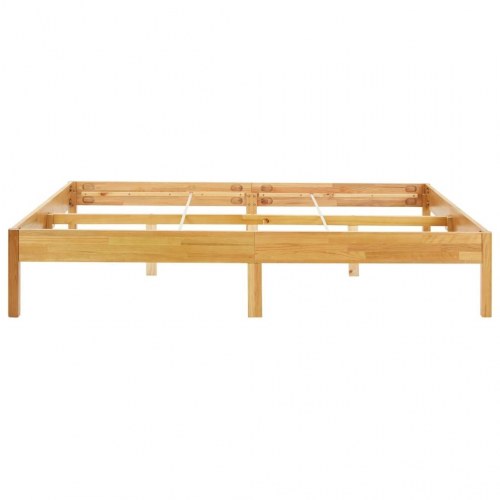 Sengestel 160x200 cm massivt egetræ