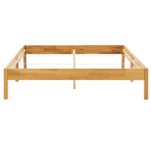 Sengestel 160x200 cm massivt egetræ