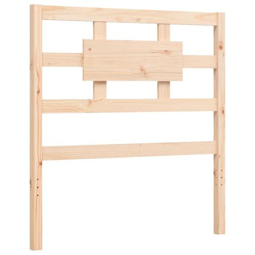 Sengeramme uden madras 90x200 cm massivt fyrretræ