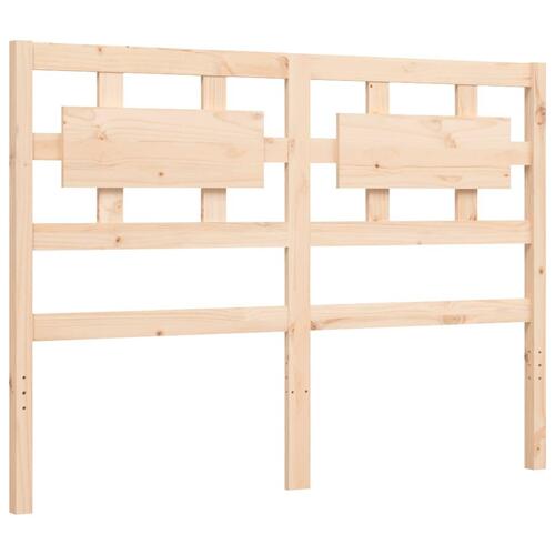 Sengeramme uden madras 120x200 cm massivt fyrretræ