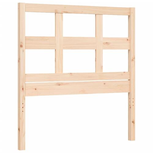 Sengeramme uden madras 90x200 cm massivt fyrretræ