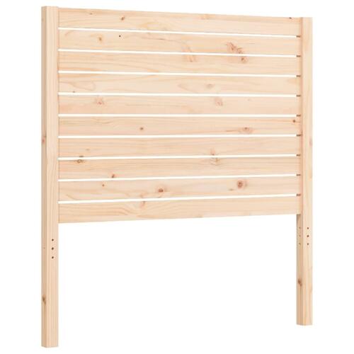 Sengeramme uden madras 90x200 cm massivt fyrretræ