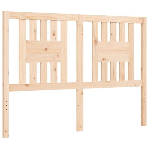 Sengeramme med sengegavl Small Double massivt træ