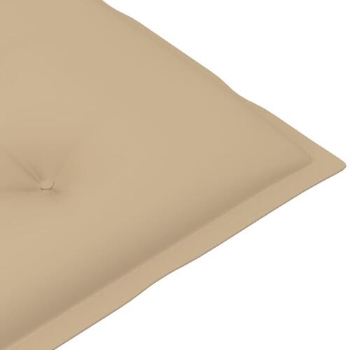 Hynder til havestol 4 stk. 120x50x7 cm beige (OUTLET A+)