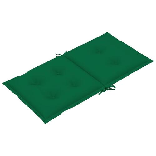 Hynder til havestol 4 stk. 100x50x7 cm grøn (OUTLET A)