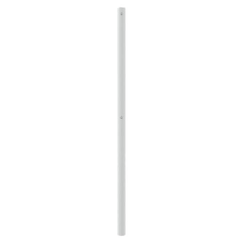 Sengegavl 180 cm metal hvid