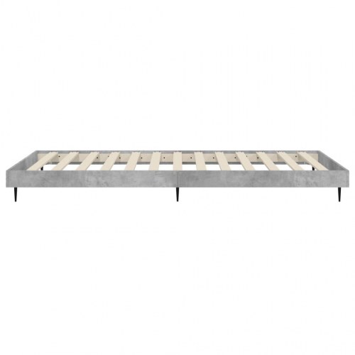Sengeramme 90x200 cm i konstrueret træ - betongrå
