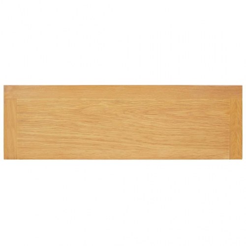 Bogreol i 3 niveauer 72x22,5x82 cm massivt egetræ
