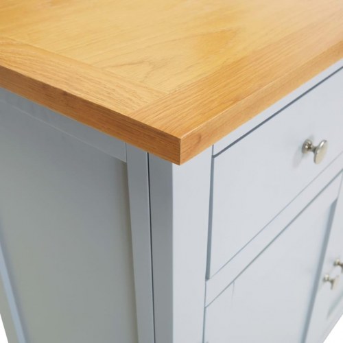 Skænk 110x33,5x70 cm massivt egetræ