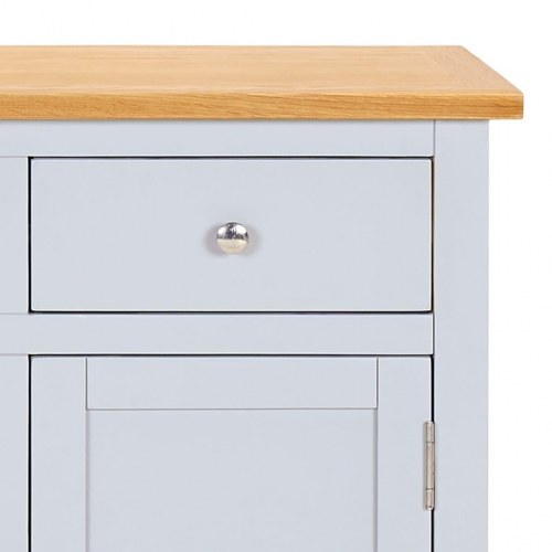 Skænk 110x33,5x70 cm massivt egetræ