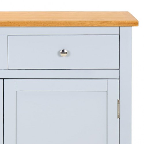 Skænk 90x33,5x83 cm massivt egetræ