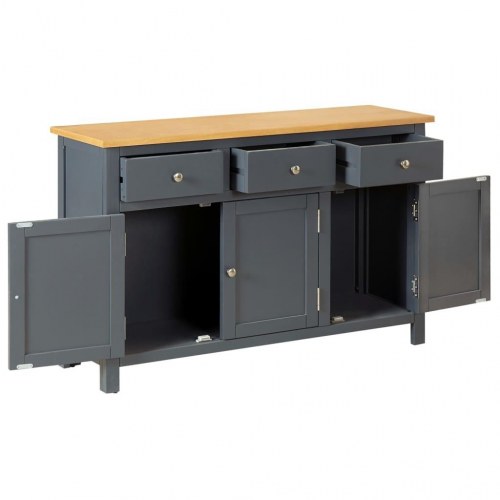 Skænk 110x33,5x70 cm massivt egetræ