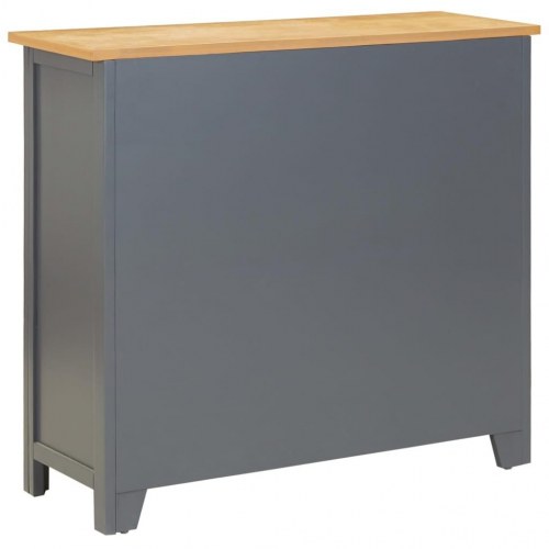 Skænk 90x33,5x83 cm massivt egetræ