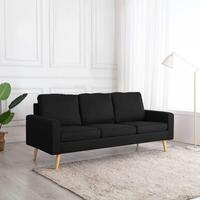 3-personers sofa stof sort