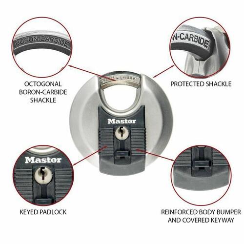 Nøgle hængelås Master Lock M40EURT (2 enheder)