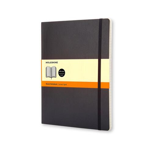 Notesbog Moleskine 978-88-8370-722-3 19 x 25 cm Sort