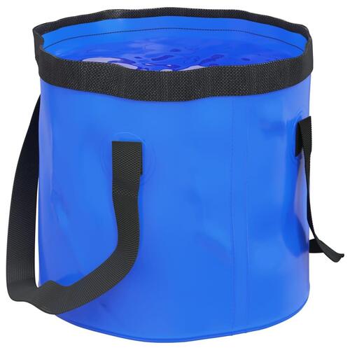Foldbare spande 2 stk. 30 l PVC blå
