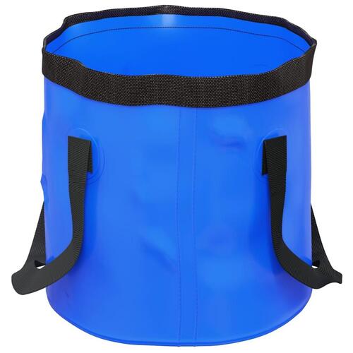 Foldbare spande 2 stk. 30 l PVC blå