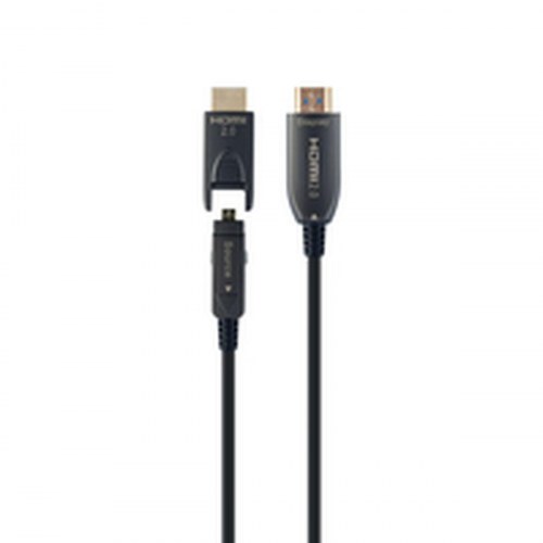 HDMI-kabel GEMBIRD 30 m - aktiv optisk, HDMI 2.0, sort